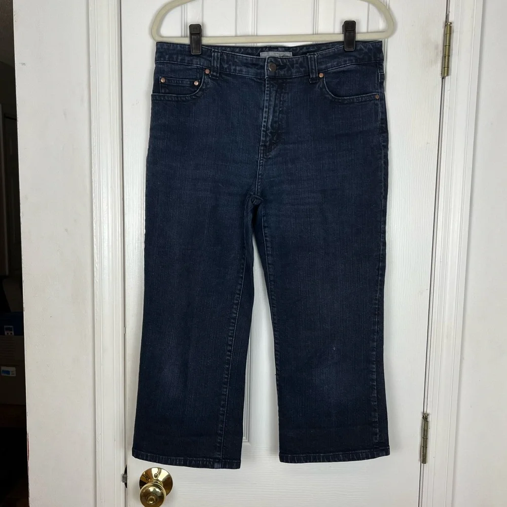 Chico’s Platinum Raleigh W Crop Stretch Denim Jeans